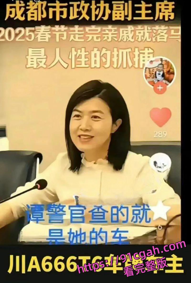 封杀谭谈交通的始作俑者 四川正厅级干部女贪官田蓉被双规给领导当肉便器 性爱视频被全网曝光！-1