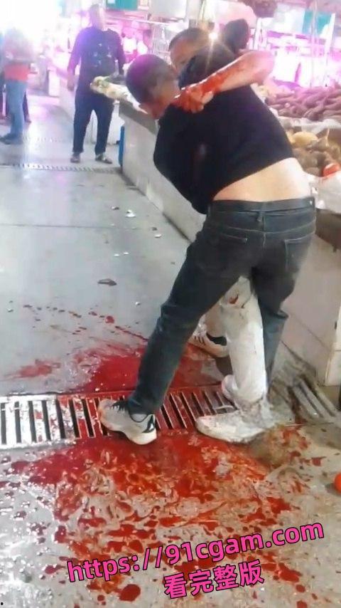 广东中山小榄菜市场杀人案全曝光!老婆偷情被抓 绿帽老公持刀桶男小三!-2